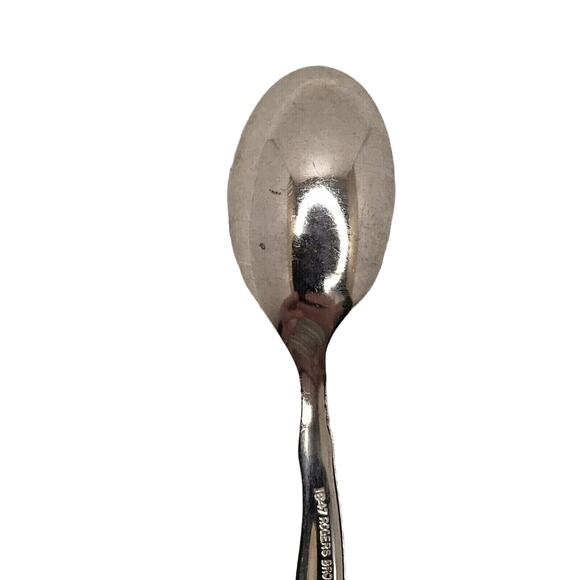Rogers Brothers Silverplate Leilani 4" Silver Sugar Spoon Vintage 1947 - Picture 6 of 7